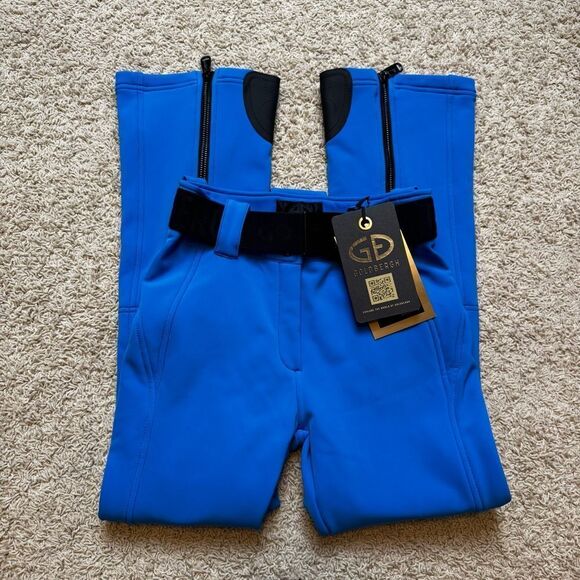 Goldbergh Pippa Ski Pants Waterproof Blue Black NWT US 8 Electric Blue - Picture 1 of 8
